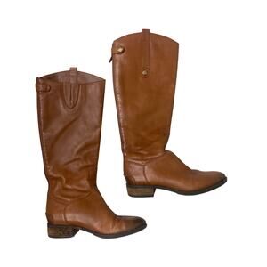 Sam Edelman Penny tall riding boots women’s size 8 brown leather equestrian